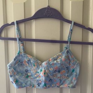 Flower crop top